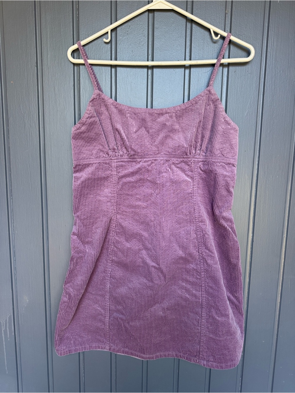 Corduroy Slip Dress in Mauve - Women